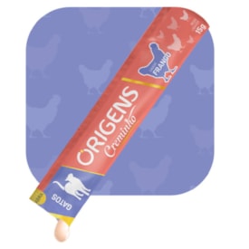 Petisco Cremoso para Gatos Origens Creminho Frango 4 Unidades