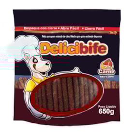 Petisco Delicibife para Cães Sabor Carne 650 g