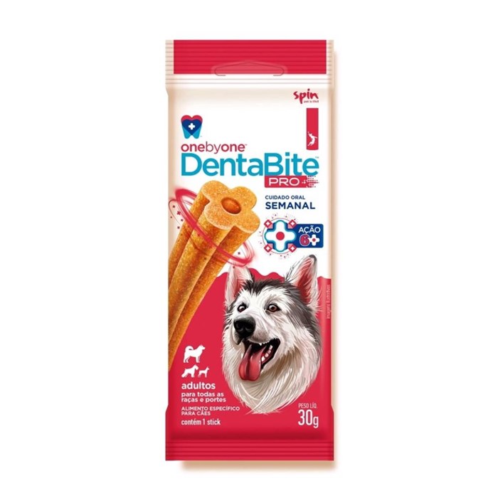 Petisco Dentabite Pro Stick Spin Pet para Cães Adultos 30g