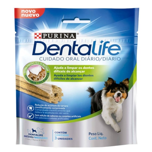 Petisco Dentalife Purina para Cães de Raças Médias 119 g