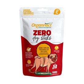 Petisco Dog Sticks Organnact Zero Baixa Caloria Cães 160g