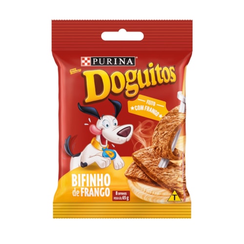 Petisco Doguitos Purina para Cães Sabor Frango 65g
