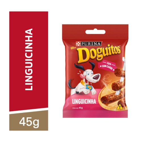 Petisco Doguitos Purina para Cães Sabor Linguicinha 45g - imagem adicional