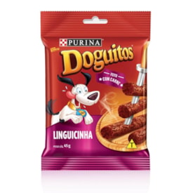 Petisco Doguitos Purina para Cães Sabor Linguicinha 45g