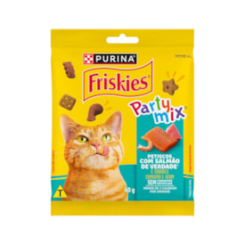 Petisco Friskies para Gatos Sabor Camarão, Salmão e Atum 40g