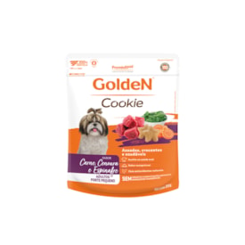 Petisco Golden Cookie Cães Adultos Porte Pequeno Sabor Carne e Vegetais 350g - imagem adicional