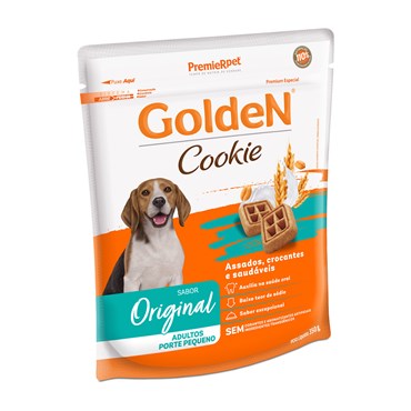 Petisco Golden Cookie para Cães Adultos de Porte Pequeno Sabor Original 350 g