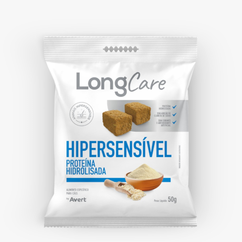 Petisco Longcare Proteína Hidrolisada para Cães 50g - Avert