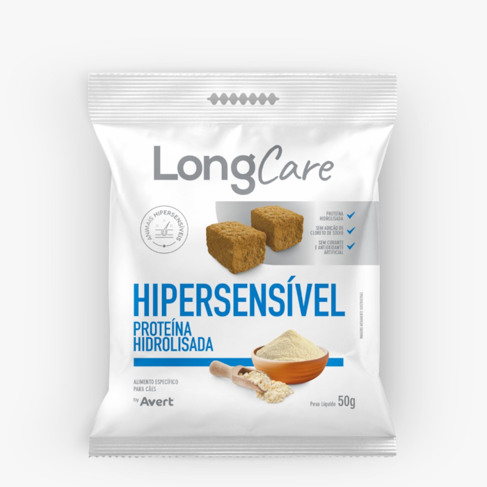 Petisco Longcare Proteína Hidrolisada para Cães 50g - Avert