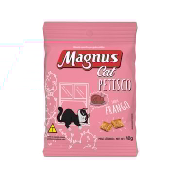 Petisco Magnus Cat Sabor Frango para Gatos 40g