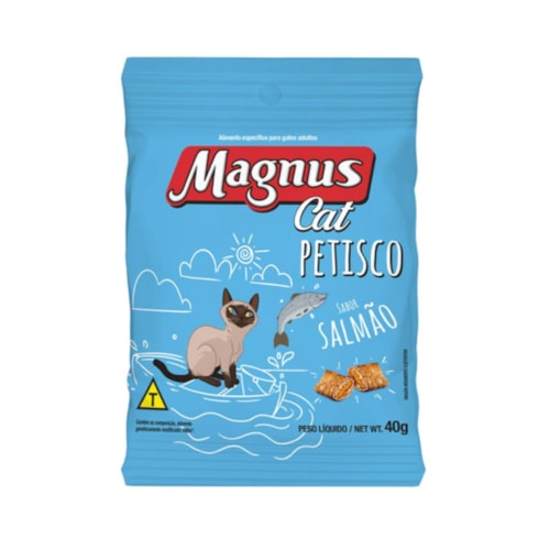 Petisco Magnus Cat Sabor Salmão para Gatos 40g