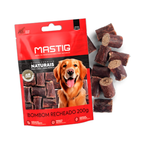 Petisco Mastig Super Premium para Cães Bom Bom Recheado 200 g