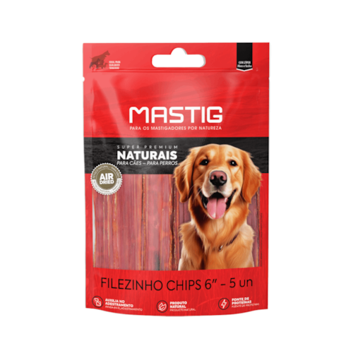 Petisco Mastig Super Premium para Cães Filezinho Chips 6