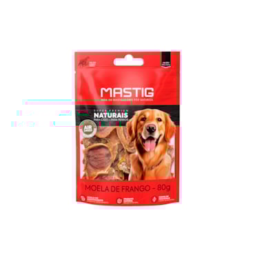 Petisco Natural para Cães Mastig Moela de Frango 80g