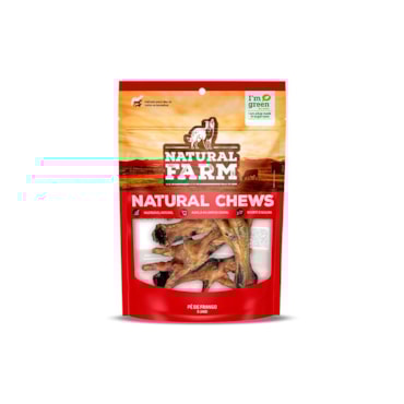 Petisco Natural Pé de Frango Natural Farm 5 un 60g
