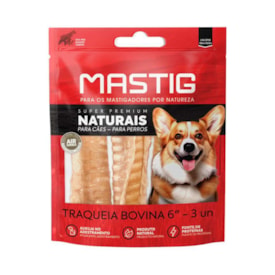 Petisco Natural Traqueia Bovina Mastig  - imagem adicional