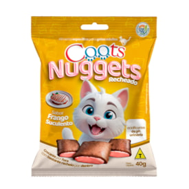 Petisco Nuggets Caats Sabor Frango para Gatos 40 g