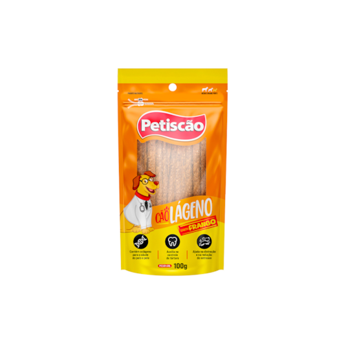 Petisco Ossinho CãoLágeno Petiscão Frango 100g