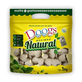 Petisco Ossinho Nó Natural Doogs Pequeno para Cães 1kg