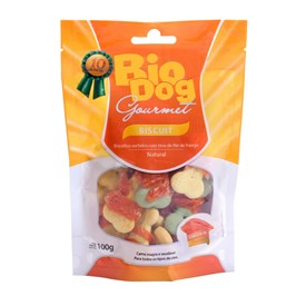 Petisco para Cachorro BioDog Gourmet Biscuit Natural 100 g