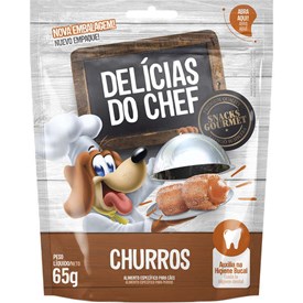 Petisco Petitos Delícias do Chef Mini Churros 65g 