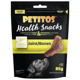 Petisco Petitos Snacks Health Joint/Bones para Cães Articulações e Ossos Mais Fortes 85g