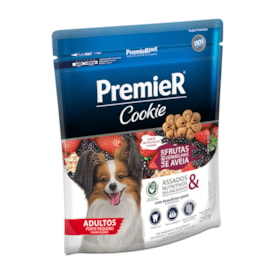 Petisco Premier Cookie Frutas Vermelhas com Aveia Cães Adultos Raças Pequenas 250 g