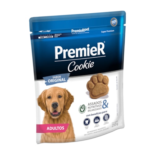 Petisco Premier Cookie para Cães Adultos 250 g