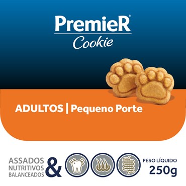 Petisco Premier Cookie para Cães Adultos de Raças Pequenas 250 g