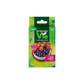 Petisco Snack Pet Nutrition Vie para Cães Frutas Vermelhas 50 g