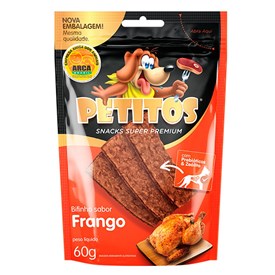 Petisco Snack Petitos Bifinho para Cães Sabor Frango