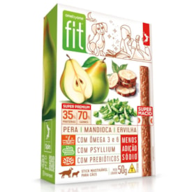 Petisco Spin Fit para Cães Pêra, Mandioca e Ervilha 50g