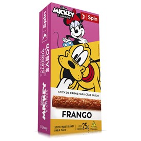 Petisco Stick para Cães Spin Disney Mickey Sabor Frango 25g