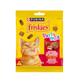 Petiscos Friskies para Gatos Adultos Sabor Carne 40g