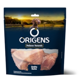 Petiscos Naturais Origens para Cães Orelha Suína 40g