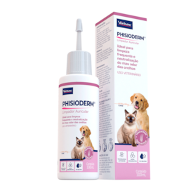 Phisioderm® Limpador Auricular para Cães e Gatos Virbac 100 ml