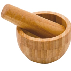 Pilão e Mortar Tramontina  Madeira de Bambu 10399018