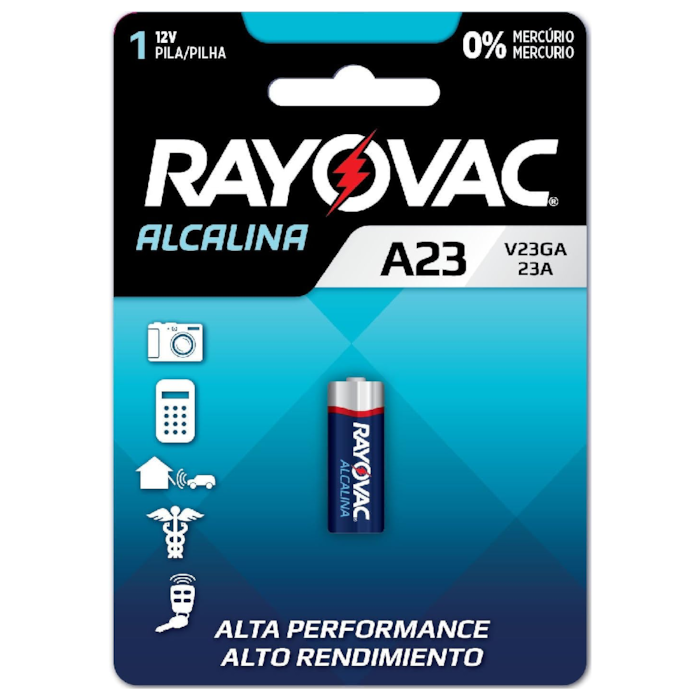 Pilha Rayovac Eletrônica V23GA com 1 Unidade