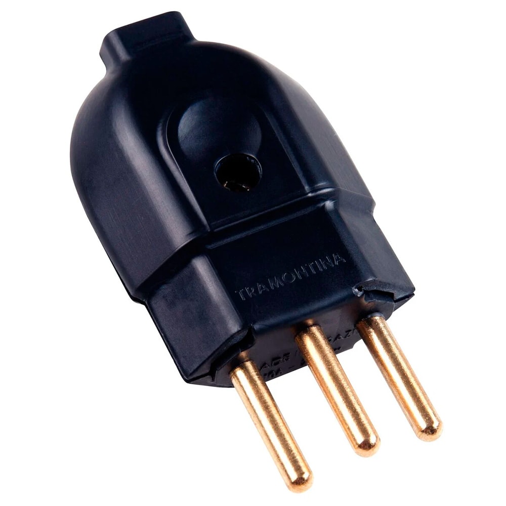 Plug Macho 3P 20A / 250V Preto 57403107