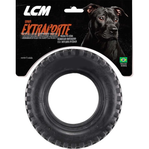 Pneu Maciço de Borracha para Cães LCM Extra Forte 150mm