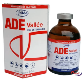 Polivitamínico Injetável ADE Valleevita 50ml - MSD