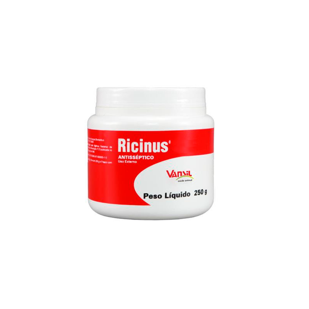Pomada Hidratante Ricinus Assept Vansil Uso Veterinário 250 g