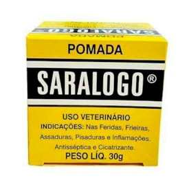 Pomada Saralogo Antisséptica e Cicatrizante Uso Veterinário 30g - imagem adicional