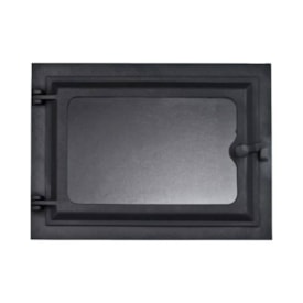 Porta para Forno em Ferro Fundido com Vidro Fundição Libaneza