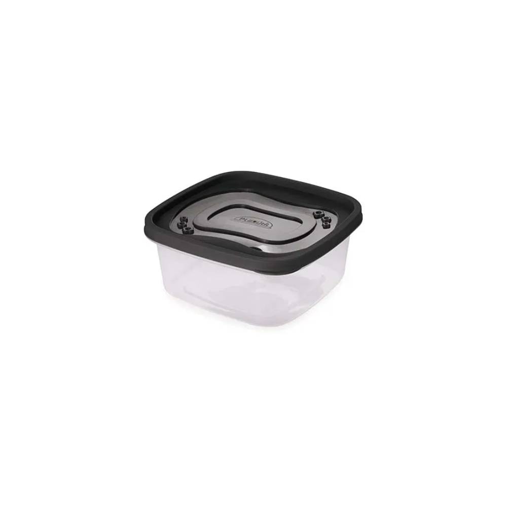 Pote Clic Quadrado Preto Plasútil