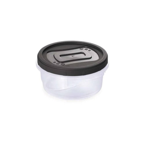 Pote Clic Redondo com Tampa em Rosca Plasútil