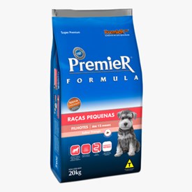 Premier Cães Formula Raças Pequenas Filhotes Sabor Frango 20kg