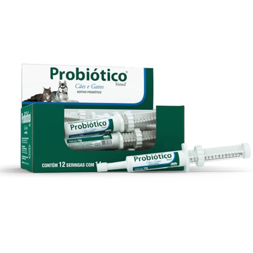 Probiótico Vetnil para Cães e Gatos 14g 