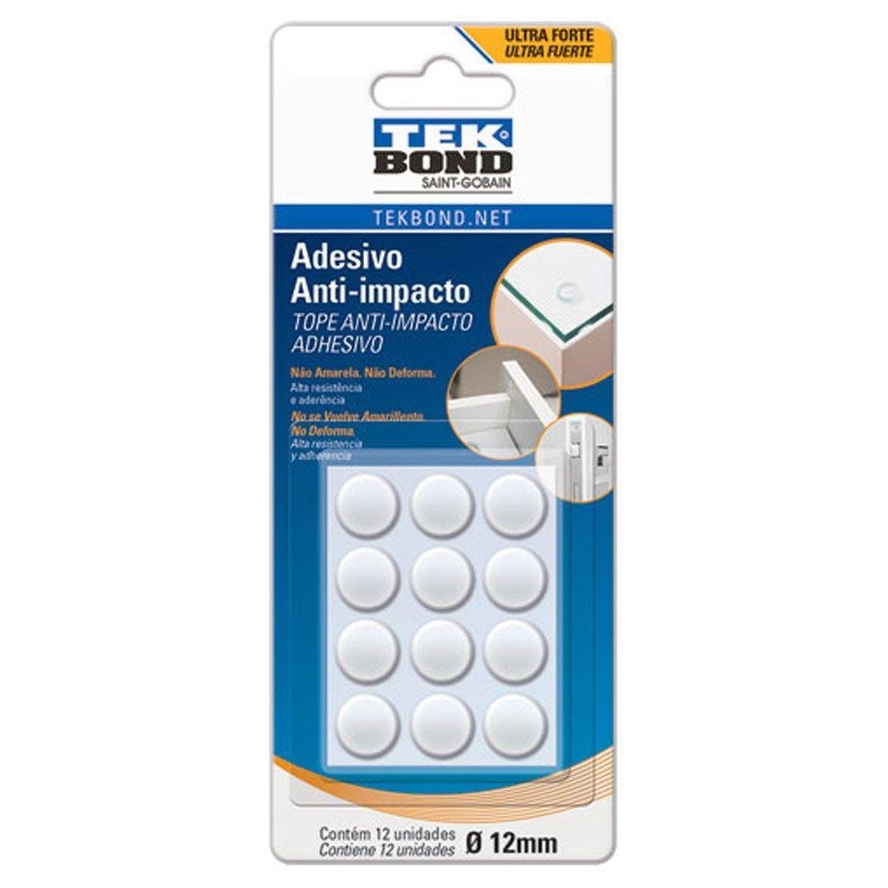 Protetor Adesivo Tekbond Anti-Impacto Formato Redondo 12mm