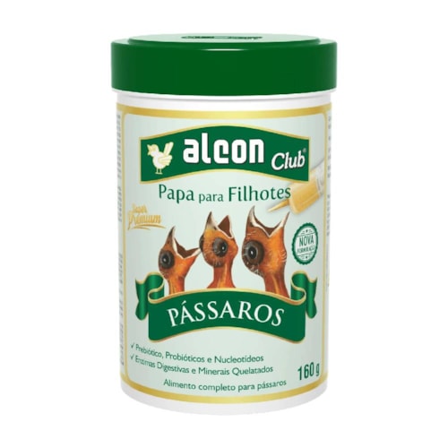 Ração Alcon Papa Para Filhotes Pássaros 160g